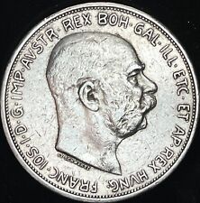1909 Austria 5 Corona Coin - Franz Joseph picture