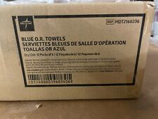 Case 72 Medline Blue Sterile Disposable Surgical O.R. Towels 17x27 # MDT2168206  picture
