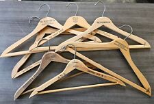 Vintage Wooden Hangers, Advertising, Lot of 7 NY picture