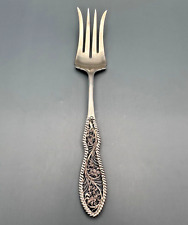 DIRKSEN FILIGREE & A.F. TOWLE STERLING SILVER FILIGREE HANDLE SERVING FORK B388 picture