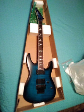 ESP LTD M-330 Flame Top Electric Guitar, Blue Burst Finish - Flamed Maple Top picture