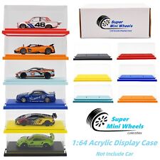 Super Mini Wheels 1:64 Acrylic Display Case Showcase - for Hot Wheels , Mini GT picture