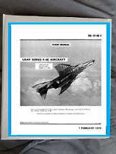 Mcdonnell Douglas F4-e F4e phantom II   Operating flight manual manual in binder picture