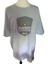 American Red Cross Platelet Donor T-Shirt No Tags Estimated Size 