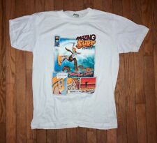Vintage 1980s Amazing Surf Comics Sun Sportswear Sz XL picture