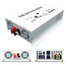 DC 24V to AC 120V Pure Sine Wave Inverter 3500W Power Solar Home System Motor RV picture