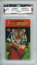 1997 Cardwon Taiwan Tiger Woods Rookie Time People AGC 10 Gem Mint Phone Card picture
