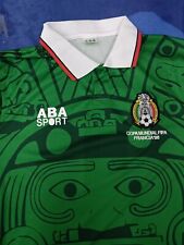 Mexico Vintage Retro Soccer World Cup Jersey 1998 Men's 2XL ABA Sports Kit  picture