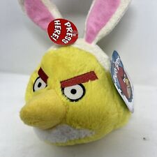 2011 Angry Birds Easter Bunny Ears Chuck Yellow Plush 8