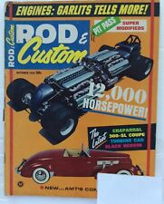 Rod & Custom Magazine October 1965 Cox Chaparral Slot Car Don Garlits Engines picture