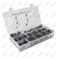 50PCS Rubber Cushion Insulated Clamp Stainless Steel Cable Clamps Assortment Set picture