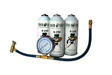 290, R290, Enviro-Safe R-290 Refrigerant 3 cans & gauge kit #8006 picture