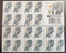 Mint US Elephants Booklet Pane of 20 Forever Stamps Scott# 5714b (MNH) picture