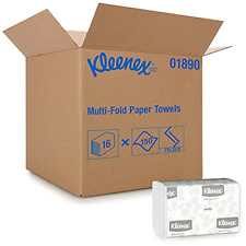 Kleenex Multifold Paper Towels 01890, White, 16 Packs / Case, 150 Tri Fold Paper picture
