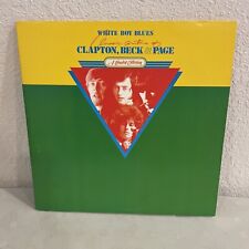 Vintage WHITE BOY BLUES Clapton, Beck & Page Double LP Record Vinyl 1984 Nice picture
