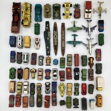 Vintage Lot of 75 - 1970s Lesney Matchbox Hot Wheels Cars Boats Planes Beaters picture