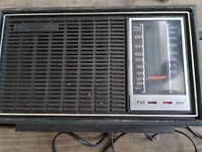 GE General Electric AM/FM Vintage Radio Model 7- 4120 A Wood Grain Untested picture