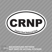 Capitol Reef National Park Oval Sticker Decal Vinyl Euro CRNP picture