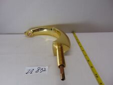 Vintage Kohler Faucet Spout Lav Lavatory Curved Polished Brass 52867 picture