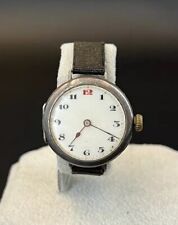 VERY RARE 1918 Rolex Sterling Silver Trench Watch, Early Aegler Rebberg Movement picture