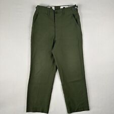 Vintage Korean War US Army M1951 Wool Field Trousers Men’s Regular Small Green picture