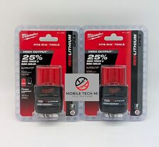 Milwaukee M12 CP2.5 2.5Ah 12V HIGH OUTPUT 2 Pack X2 Battery (48-11-2425) OEM picture