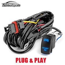 14AWG Blue LED LIGHT BAR Switch Wire Harness For Polaris RZR PRO XP Pulse Busbar picture