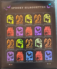 Mint US Spooky Silhouettes USA Pane of 20 Forever Stamps Scott# 5423a (MNH) picture