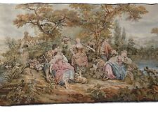 Antique Tapestry French JP Paris Aubusson Style Baroque Louis XV, France picture