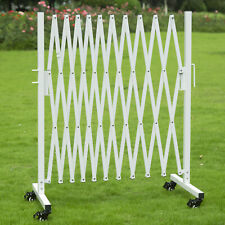 Accordion Safety Gate, 11ft Portable Expandable Fence, Retractable Driveway Gate picture