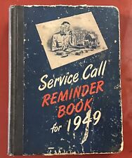 1949 PHILCO Service Call Datebook - Tubes Characteristics & Base Pin Diagrams picture