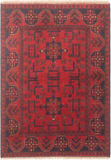 Traditional Hand-knotted Vintage Tribal Carpet 3'4