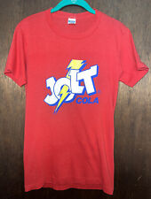 Vintage Jolt Cola Red T-Shirt Medium USA Single Stitch -FITS LIKE EXTRA SMALL- picture
