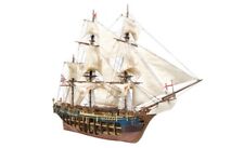Occre 14006 1/45 HMS Bounty 3-Masted Sailing Ship w/Cutaway Hull (Advanced) Kit picture