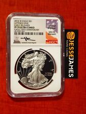 2016 W PROOF SILVER EAGLE NGC PF70 ULTRA CAMEO EARLY RELEASES MERCANTI SIGNED picture