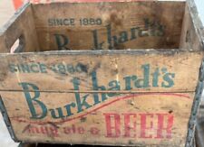 Burkhardt brewery Akron Oh Antique Crate-1920-40’s picture
