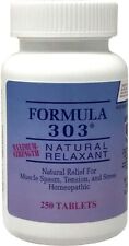 Dee Cee Labs Formula 303 Maximum Strength Natural Relaxant Tablets, 250 Tablets picture