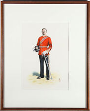 Alexandra C. Baker - 1987 Watercolour, Major Of The Sherwood Foresters picture