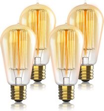 Hudson Bulb Co. Warm White Vintage Dimmable Light Edison Bulbs Pack Of 4 NEW picture