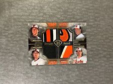 2017 Topps Museum Collection Primary Pieces Quad Relic Game Used Orioles /25 picture
