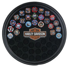 Harley-Davidson Long Bar & Shield Trademark Logo Round Poker - 6988D picture