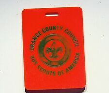 ORANGE COUNTY COUNCIL BOY SCOUTS OF AMERICA - VINTAGE PGA GOLF BAG TAG picture