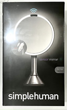 ‎Genuine Simplehuman 8” Round Sensor Mirror with 5x and 10x Magnification Silver picture