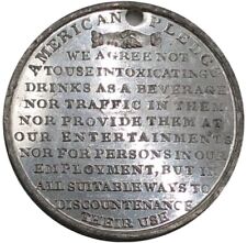 (1830's) Robert Lovett Sr Alcohol Temperance Token Rare New York City picture