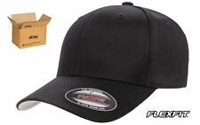FLEXFIT 6277 BLANK HAT CURVED COTTON BLEND BILL FLEX FIT *FREE SHIPPING in BOX* picture