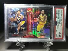 1999 Finest Double Feature Kobe Bryant Shaquille Oneal Refractor W Coating PSA 8 picture