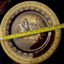  Napoleon Hand Painted Plate 11 Inch Porcelana Fina Antique picture