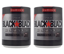 2 Pack Lotte Black Black Sugarless Mint Gum 140 g Each FAST SHIP US Seller picture