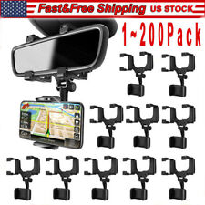 360° Car Rearview Mirror Phone Holder Universal Rotatable Car Phone Holder Lot picture