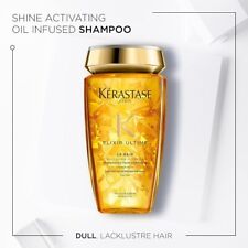 KERASTASE ELIXIR ULTIME LE BAIN SUBLIMATING OIL INFUSED SHAMPOO DULL HAIR 8.5 OZ picture